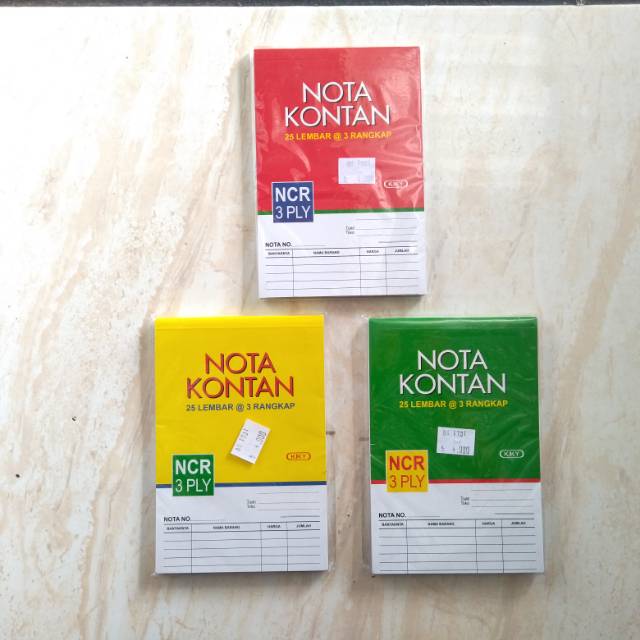 

NOTA KONTAN KIKY 3 PLY