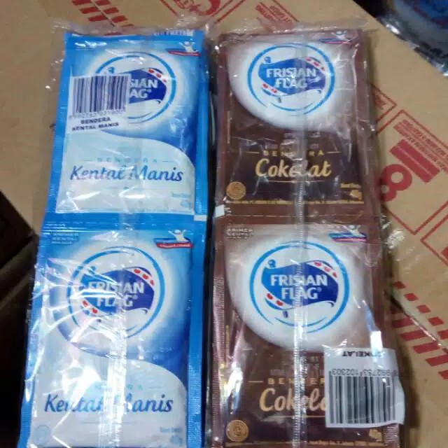 

Susu Kental Manis Frisian Flag Serenceng Isi 6 Sachet