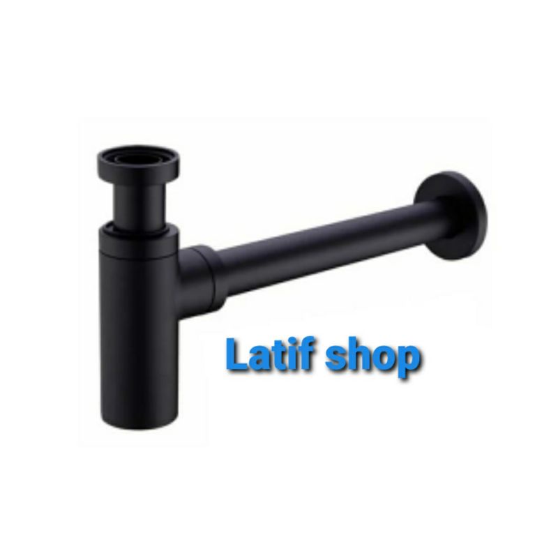 p trape wastafel hitam .sifon wastafel hitam. sifon botol stainless pipa pembuangan