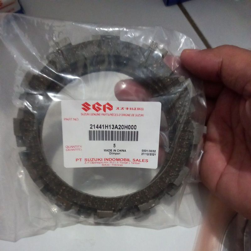 kampas kopling thunder 125