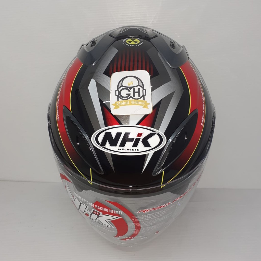 HELM NHK R6 MOTIF RALLY BLACK RED