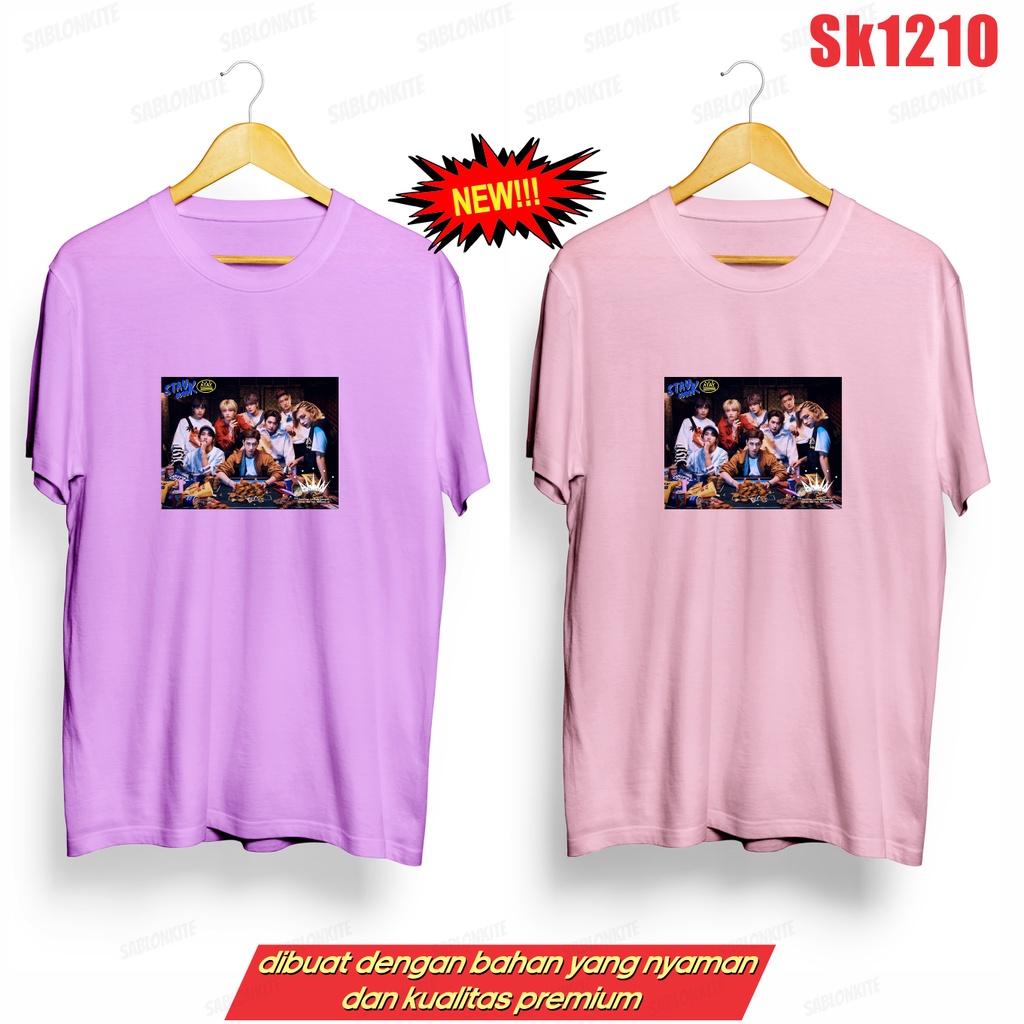 MURAH!!! KAOS STRAYKIDS FOTO STAY WEEK SK1210 UNISEX COMBED 30S