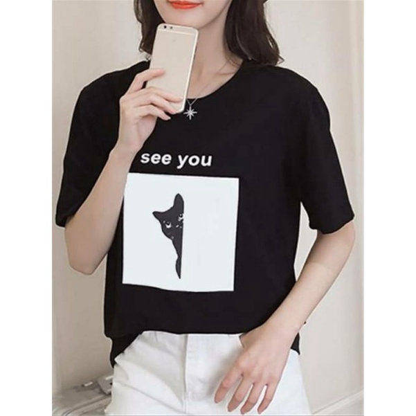 Arifirn Tshirt See You (LD 90, P 57) - Tshirt Wanita | Baju Wanita