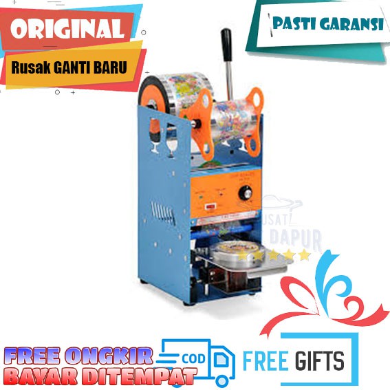 Sealing Machine Cup Sealer Mesin Press Cup Alat Segel Gelas Plastik Minuman Semua Ukuran Sampai 22Oz