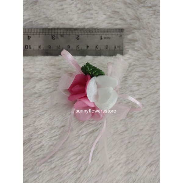 aksesoris bunga hias baju/bunga hampers souvenir lebar 6 cm