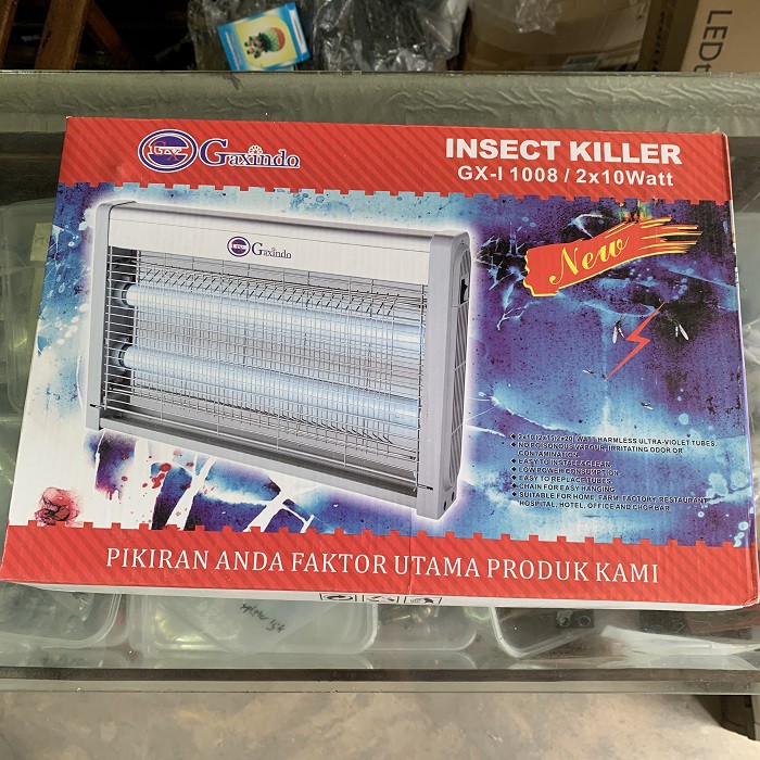 Pest Killer Setrum Nyamuk Insect Killer 2x10 watt Control Lamp