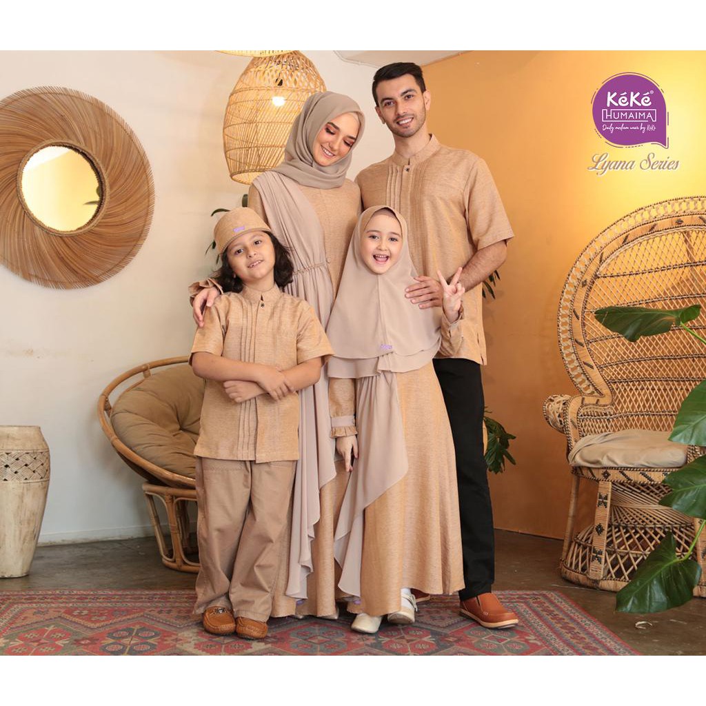 SARIMBIT LYANA SERIES ALMOND CREAM By KEKE TERBARU 2022