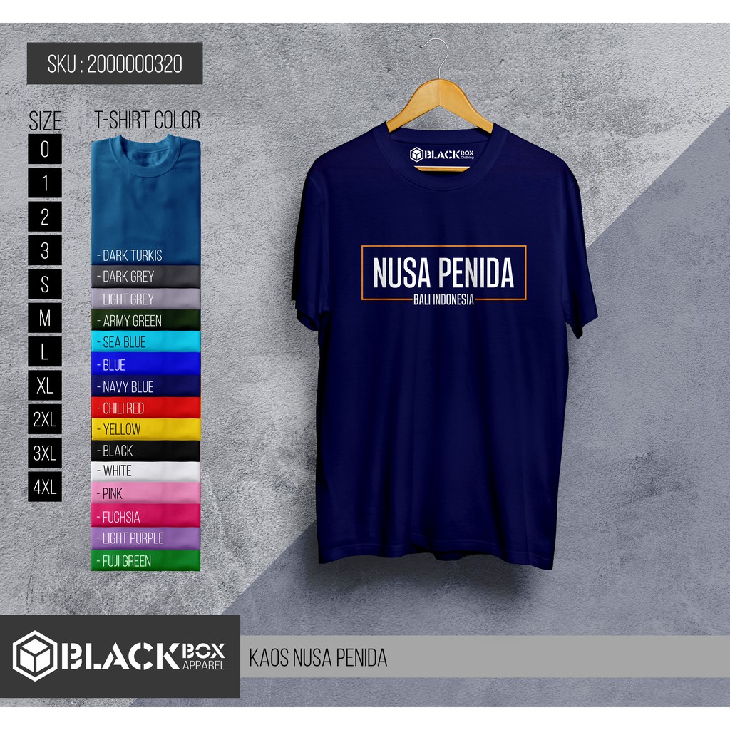 Kaos Nusa Penida - Kaos Bali Kualitas Terbaik