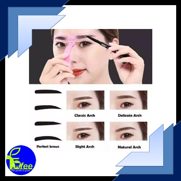 [IMPORT] - [8in1] Cetakan Alis Eyebrow Template Set Kode CA1