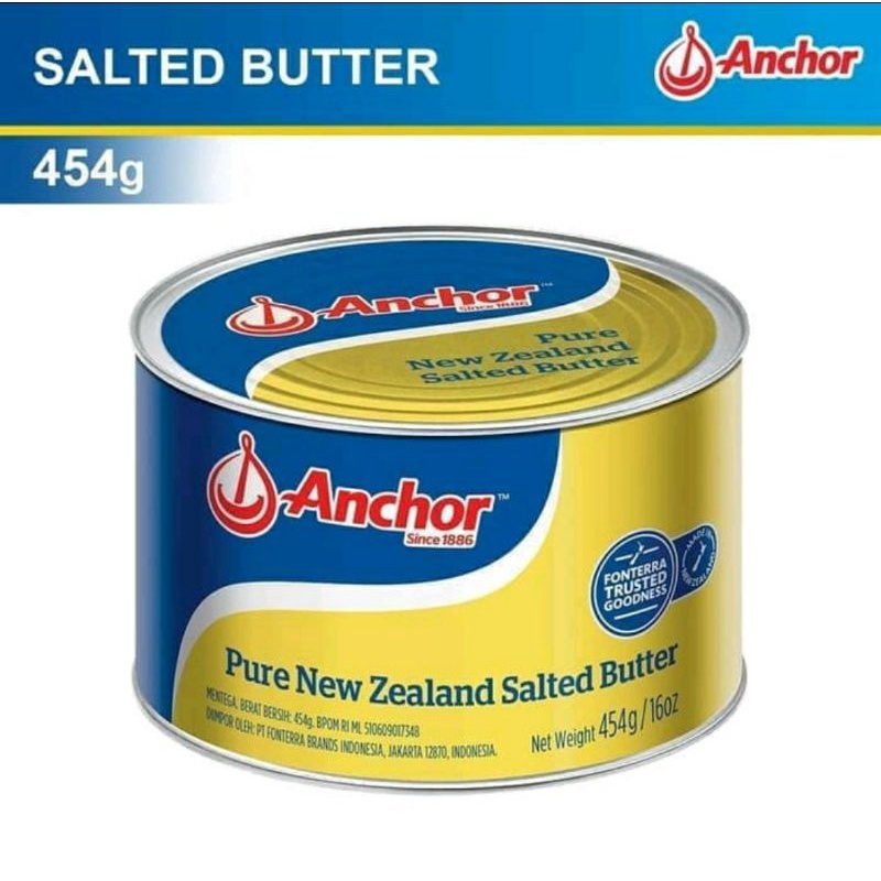 Jual Anchor Pure New Zealand Salted Butter Gr Shopee Indonesia