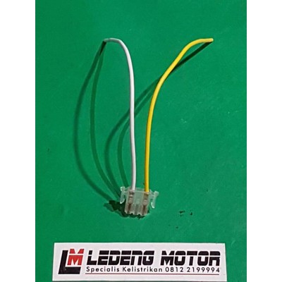 Soket Tombol 2 Kabel Saklar Fitting Lampu Dim Klakson Sen Karisma Beat