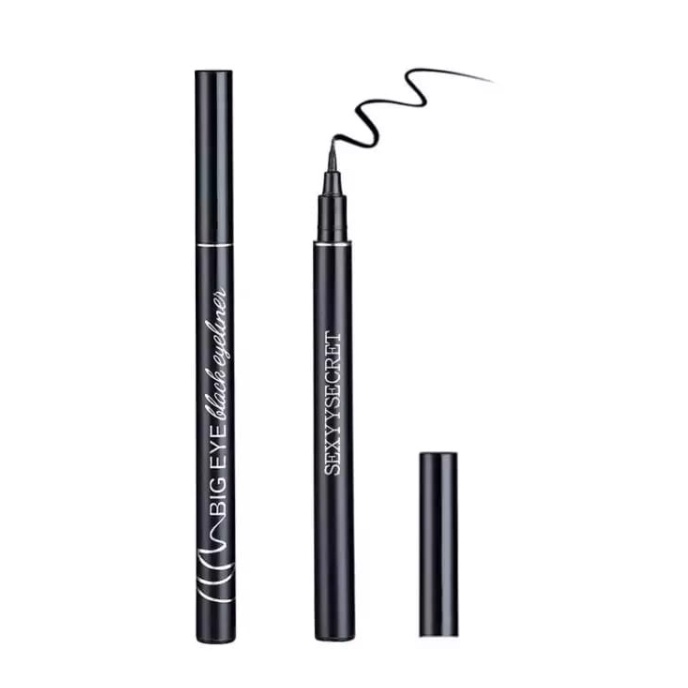 Aiyi Pensil Alis Eyeliner Korea Cair Warna Hitam Anti Air