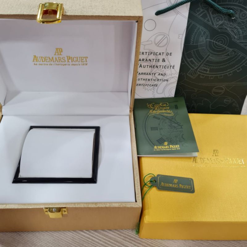 kotak jam tangan audemars piguet original fulset paperbag