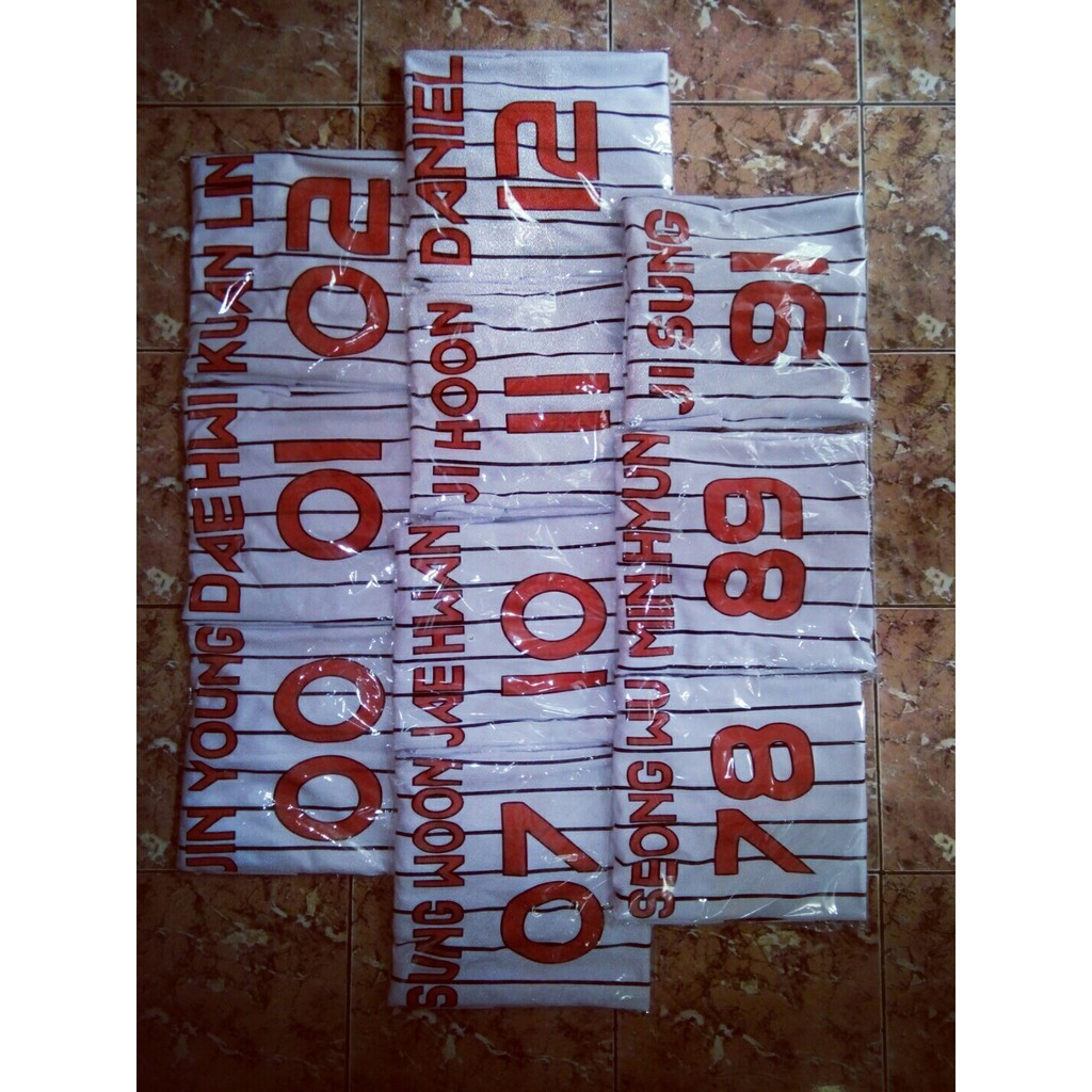 JERSEY WANNA ONE WOO JIN