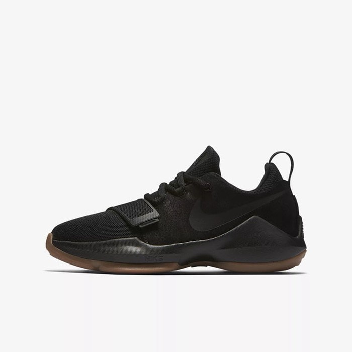 Sepatu Basket Anak Nike Paul George PG 1 Black Gum Original