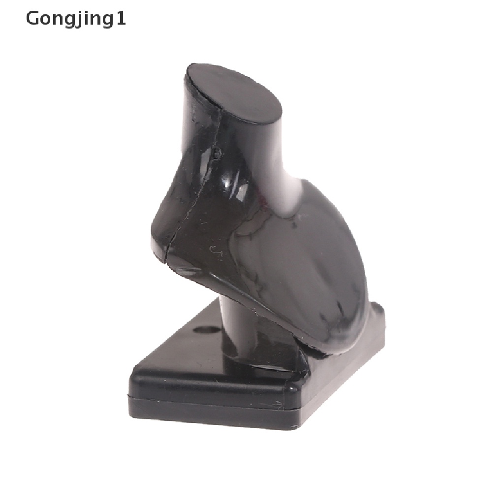 Gongjing1 1Pc Mainan Stand Holder Perhiasan Kalung Mini Warna Hitam Untuk Aksesoris Rumah Boneka