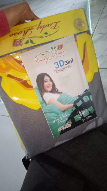 Lady Rose Sprei Ukuran 180x200 Disperse King Size B2 No 1 Jumbo Grosir