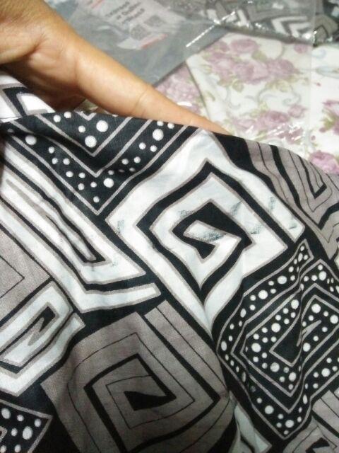 Kemeja Batik Pria Lengan Pendek M L Xl Xxl Motif G Abu Atasan Batik Seragam