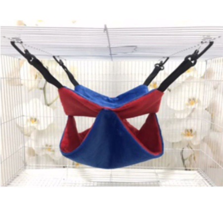 HAMMOCK DOUBLE POUCH SUGAR GLIDER HAMMOCK SUGAR GLIDER SLEEPING POUCH SUGAR GLIDER