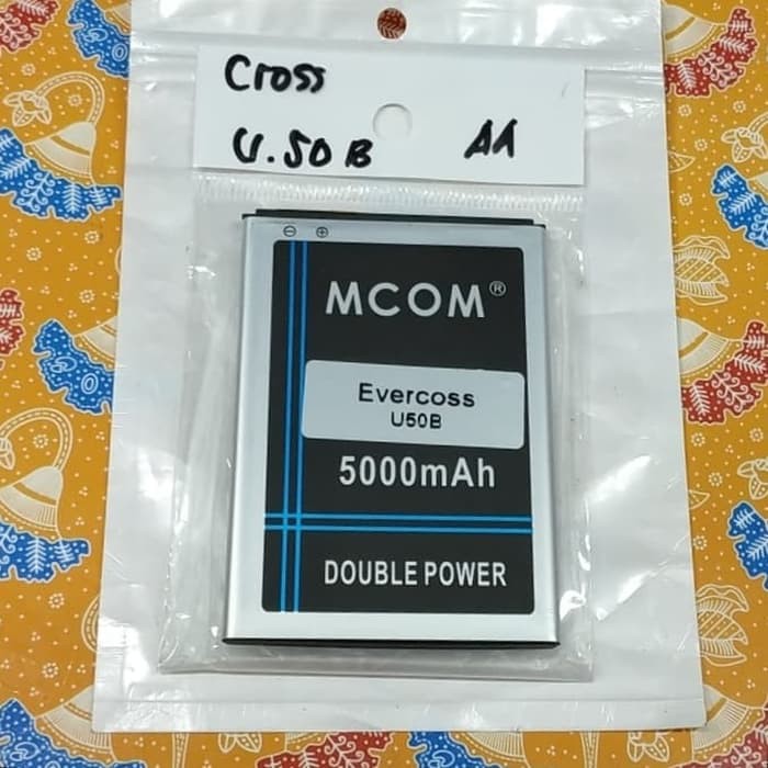 Battery Batre Baterai Double Power Mcom Evercoss Cross U50B