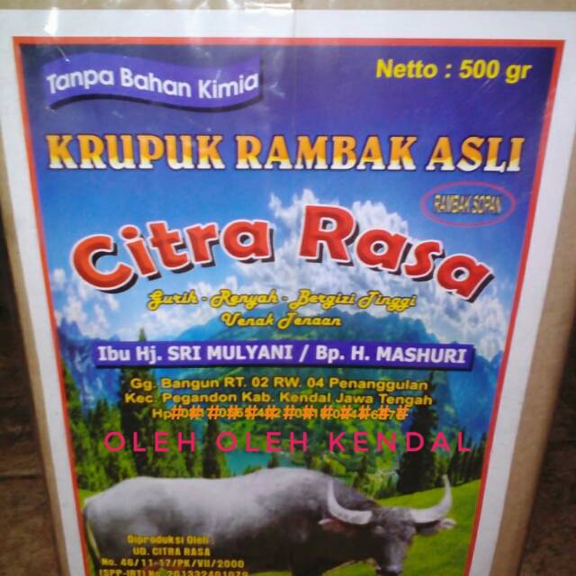 

Krupuk Rambak CITRA RASA 500 Gram