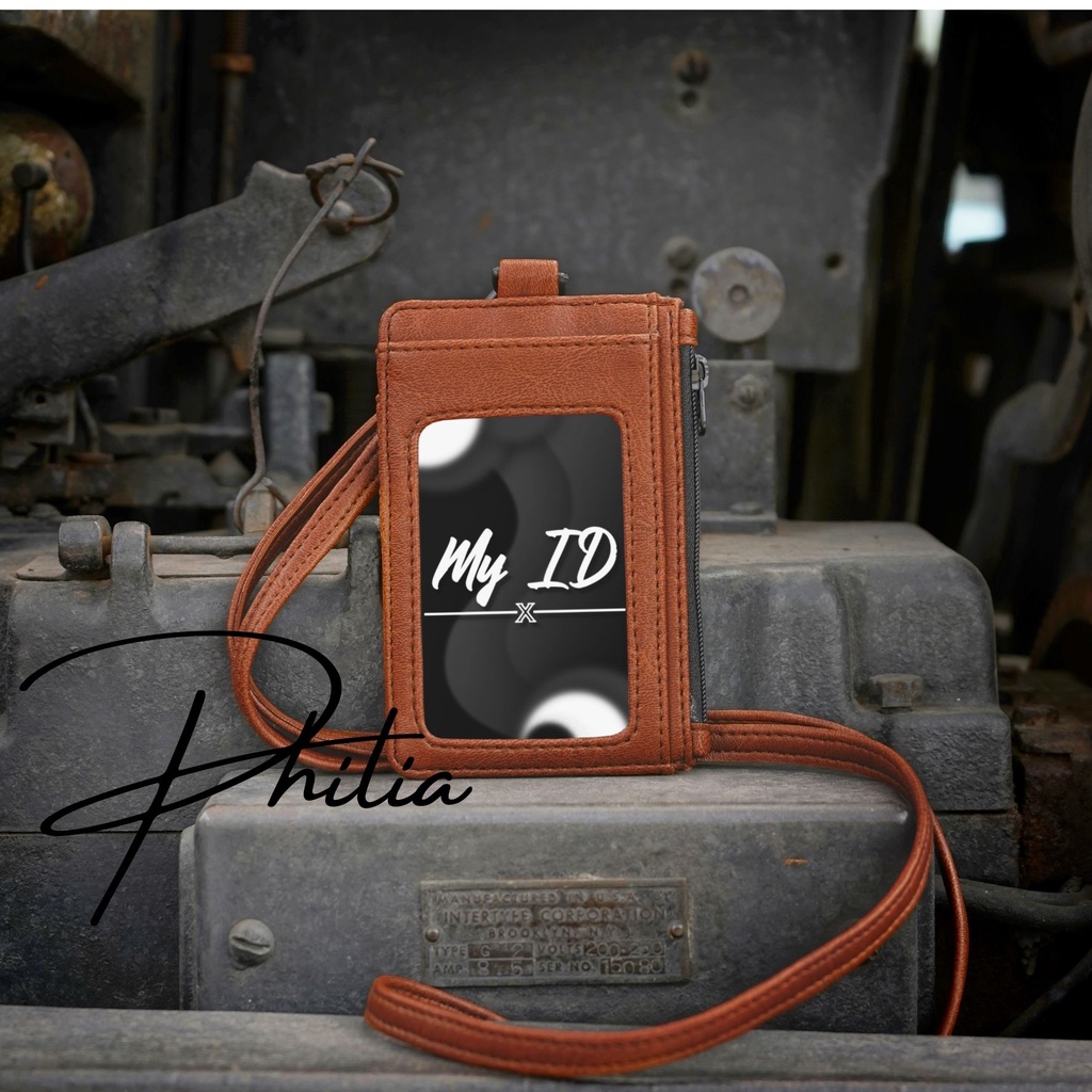 

Card Holder / ID Card Holder Kulit / Name Tag Kulit Custom Meluwe / Name Tag Kalung / ID Card Gantung / Dompet Kartu Kulit / Dompet Kartu Kalung