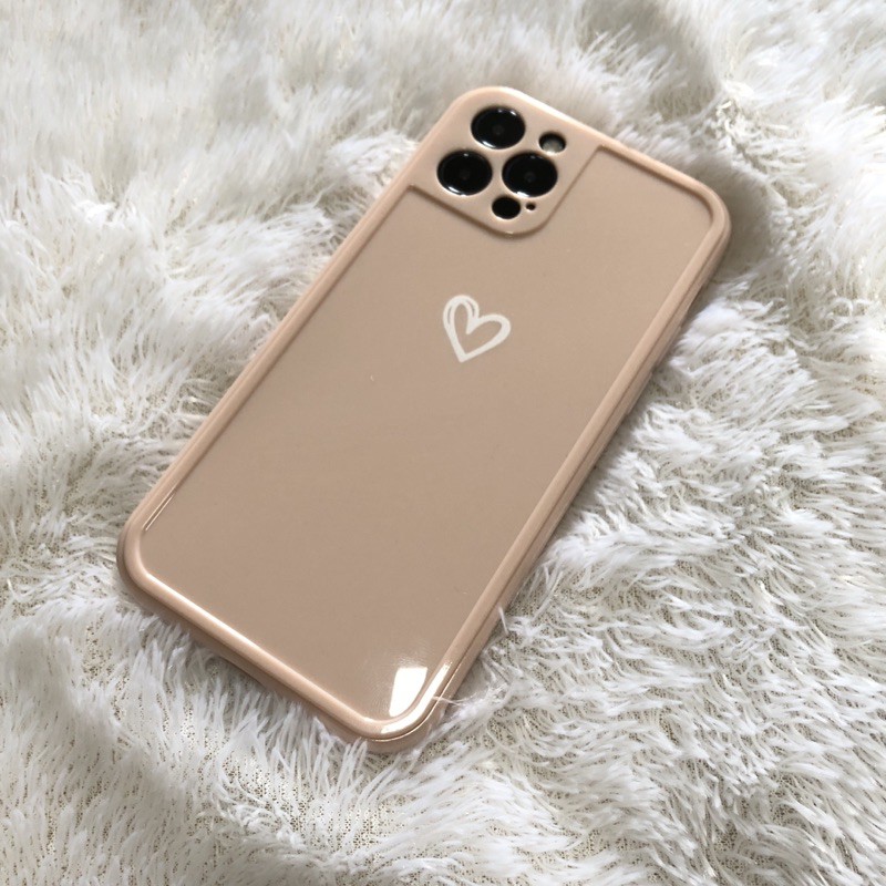 Silicone Love Lens Cover Case iPhone 12 Pro Max / Case iPhone 11 Pro Max / Case iPhone XR / 7 Plus