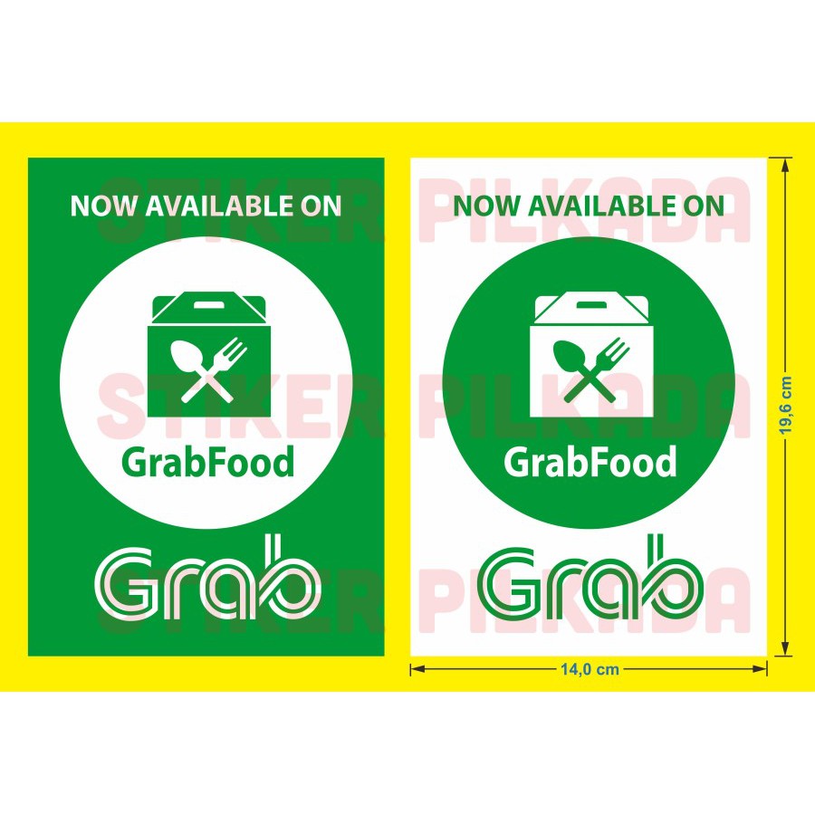 

stiker vinyl grebfut food