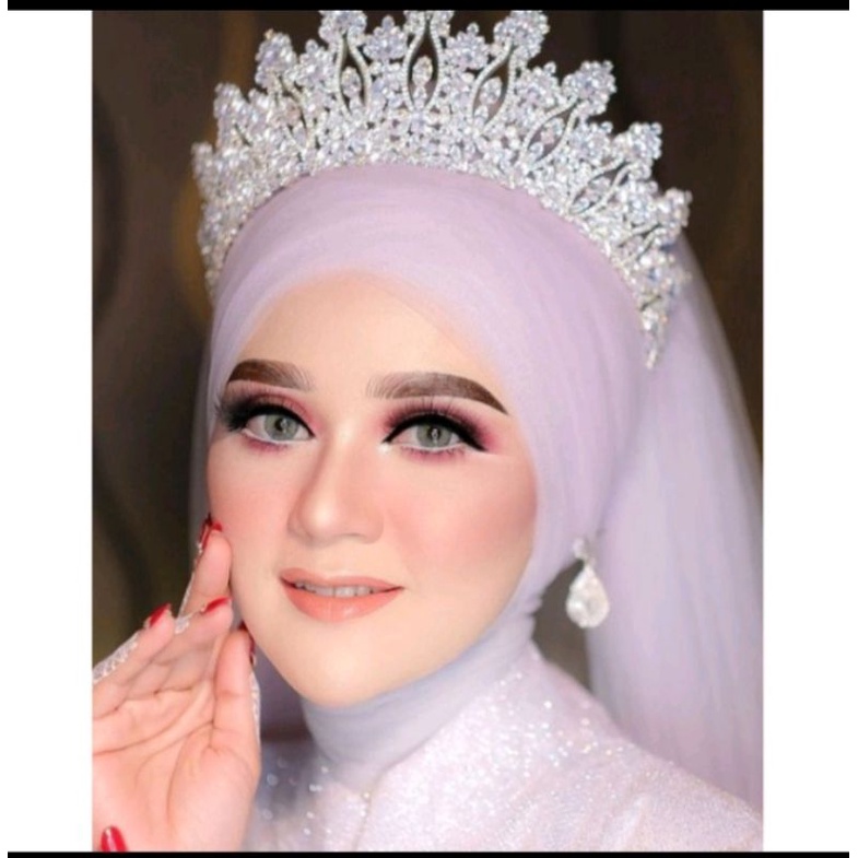 Tille halus / soft tille polos pengantin / soft tille hijab /turban pengantin / tille lembut flowy