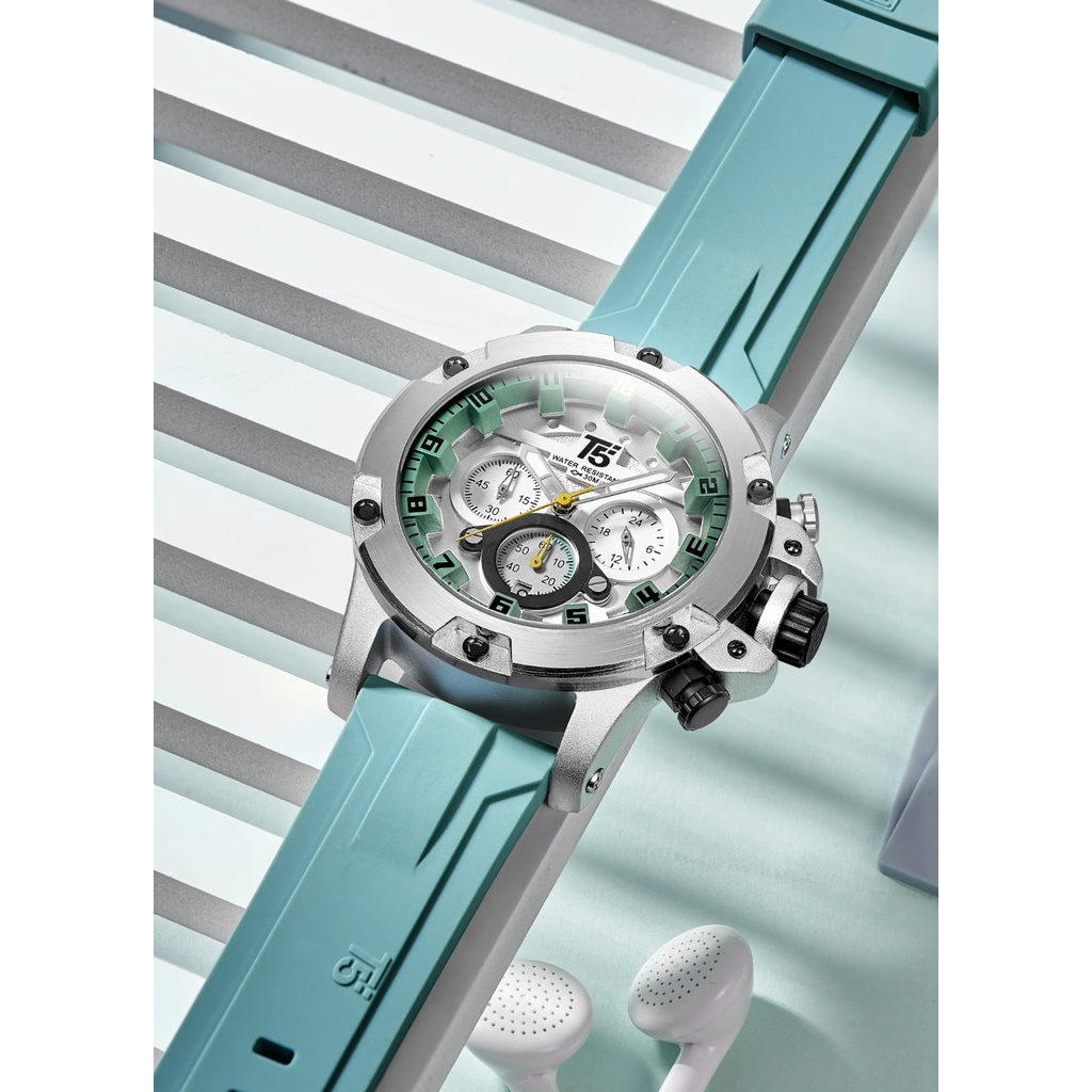 JAM TANGAN T5 H 3913G ORIGINAL WATERESISTAN/T5 H 3913G NEW PASTEL COLORS/JAM TANGAN ORIGINAL/