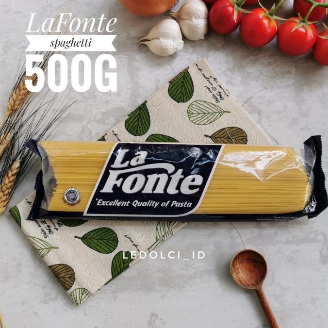 

LA FONTE SPAGHETTI PASTA SPAGHETTI-10 UKURAN 500 GRAM ledolci92 Murah