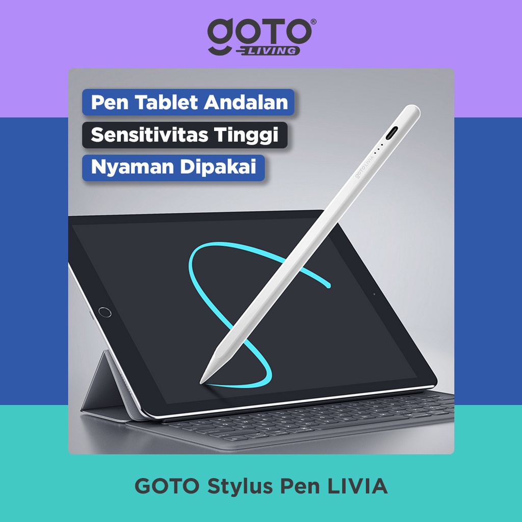 Goto Livia Stylus Pen Pencil Tablet Tab Touch For Ipad 2018-Now Type C