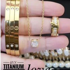 TiTanium set perhiasan wanita AF8