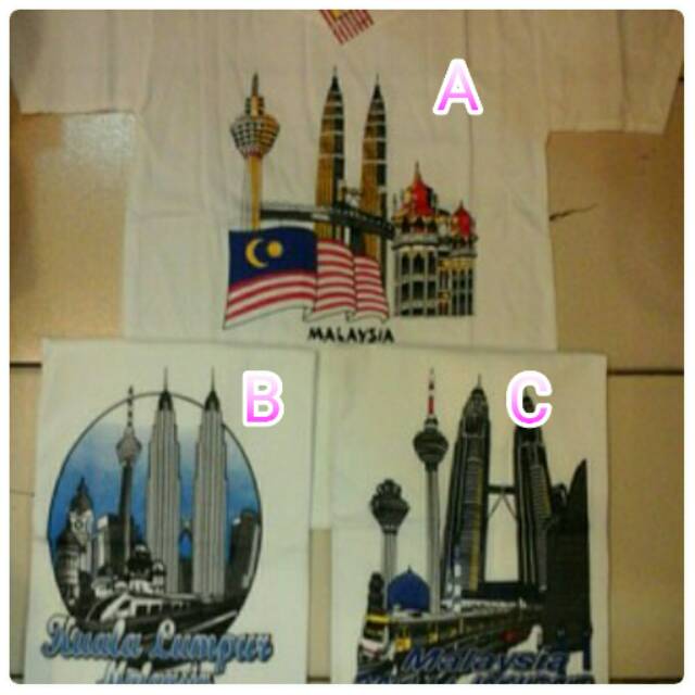 KAOS SOUVENIR MALAYSIA KUALA LUMPUR DISKON