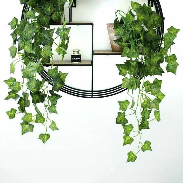 Daun bunga rambat IVY plastik sintetis artificial Daun bunga rambat IVY plastik sintetis artificial