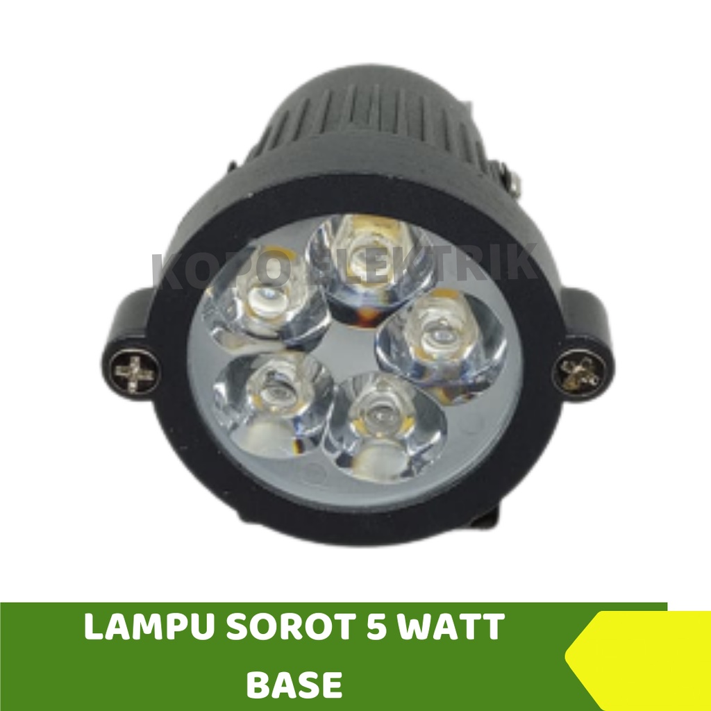 Lampu Taman / Lampu Sorot LED 5 Watt Base