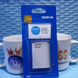 Batre Baterai Hp Nokia BP-4L E63 E71 E72 E73 E90 N97 E55 E52 E61 E6 E61i N810 6650 6760 Original Ori