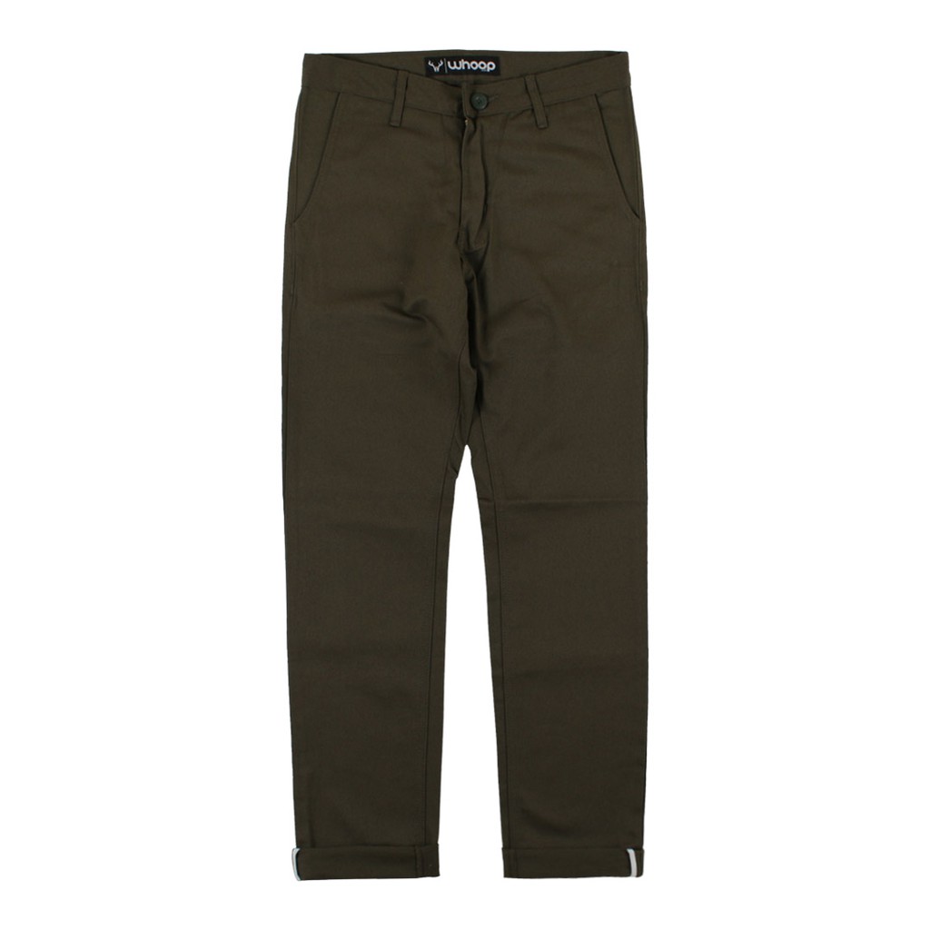 Whoopculture &quot;Muntjac&quot; Dark Olive Chino