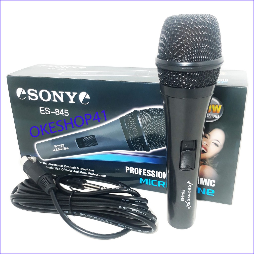 Microphone Sony ES-845 Mik / Mikropon / Mic Kabel