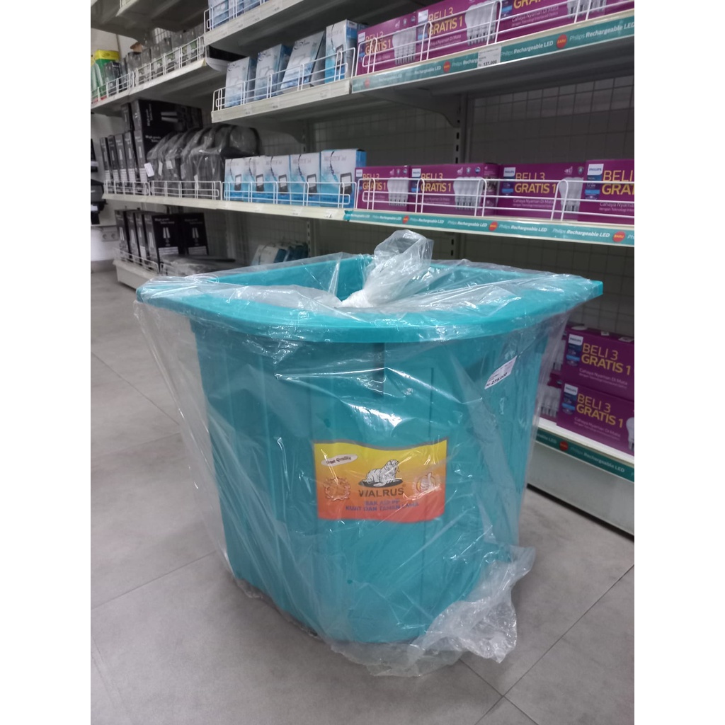Bak Air Walrus Sudut Kamar Mandi Tosca 120L