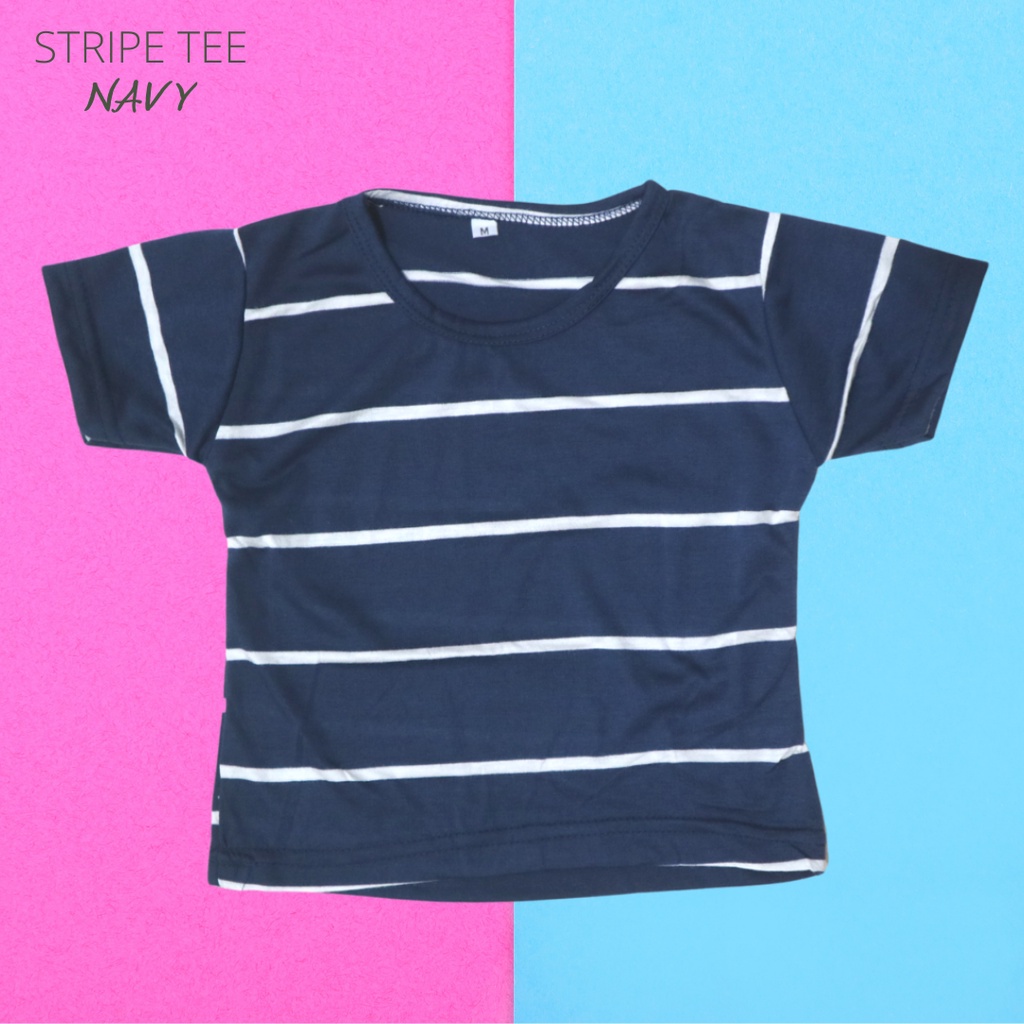 BabynKids - Kaos Anak / Kaos Anak Unisex / Kaos Salur Anak / Kaos Anak Laki Laki / Kaos Anak Perempuan