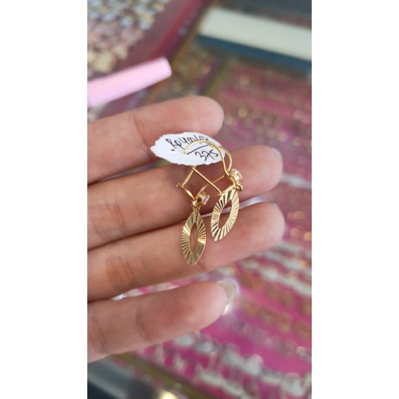anting dewasa emas kadar 375