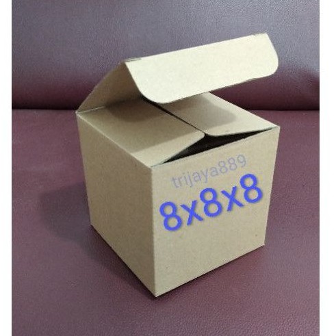 kardus packing box pizza / die cut ukuran 8x8x8-1