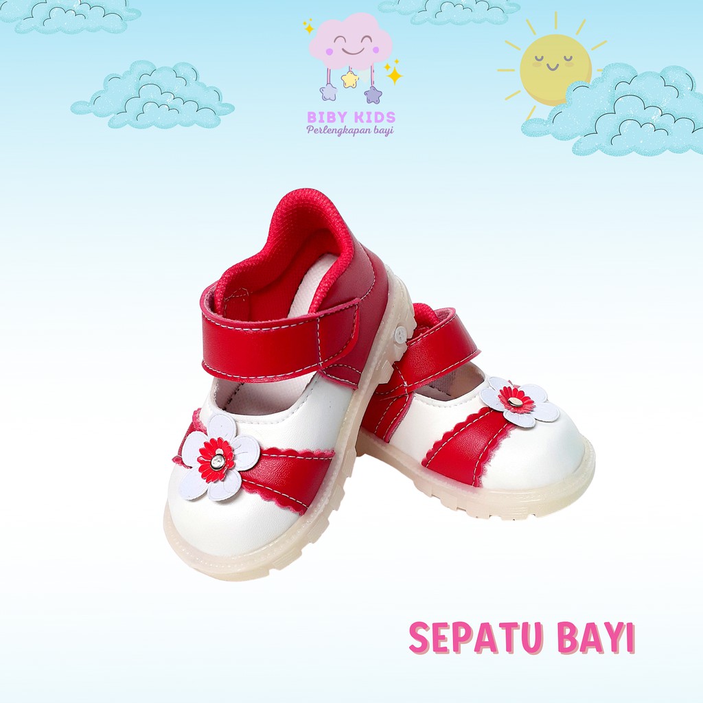 Sepatu Bayi Anak Perempuan Lucu Murah Perlengkapan Aksesoris Prewalker Baby Anak Cewek Branded