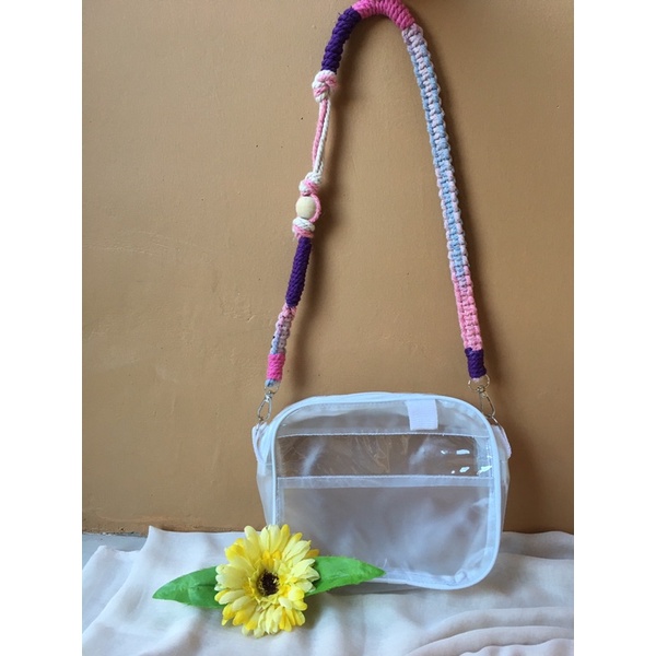 SHOULDER BAG // STRAP BAG MACRAME IHLINA // TALI TAS