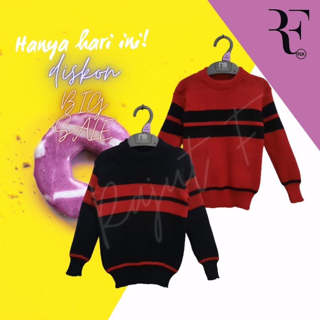 BAJU RAJUT SWEATER  ANAK 1-3 Th RF SWEATER SB TWO