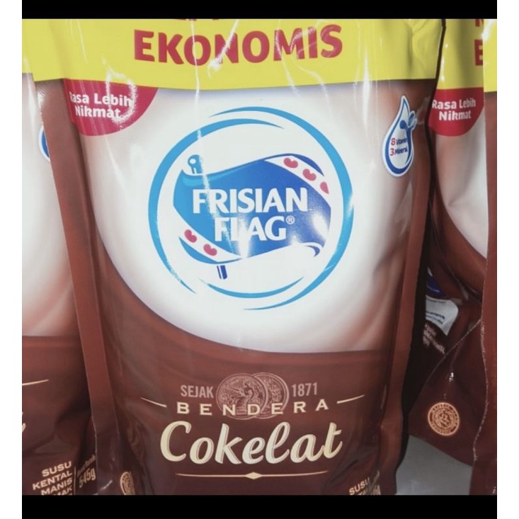 susu bendera coklat kemasan ekonomis