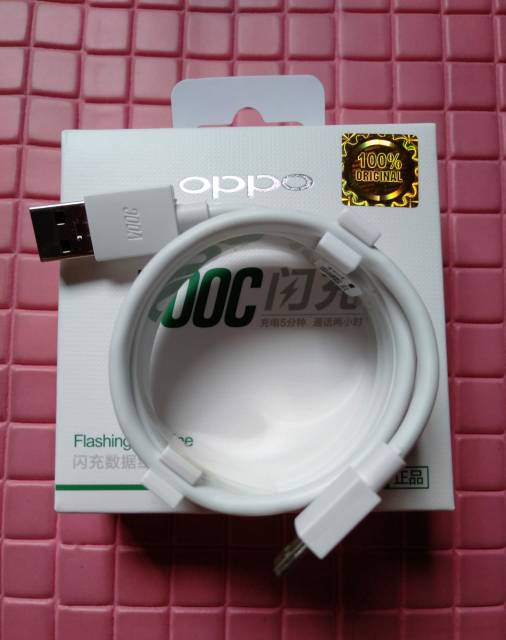 Kabel data Oppo vooc 4A original 100%