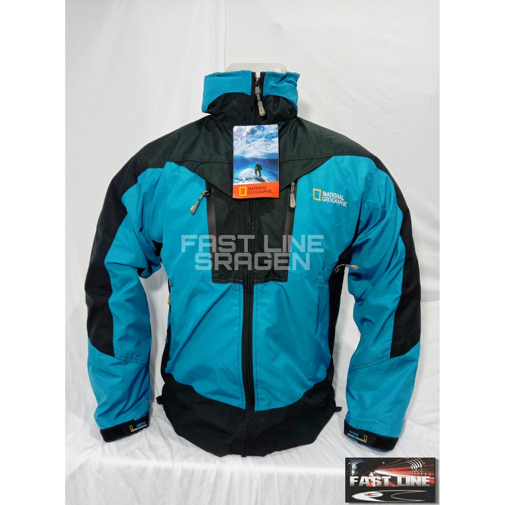 Jacket Gunung Mountain Jaket Waterproff Outdoor Hoodie Waterproof National Geographic