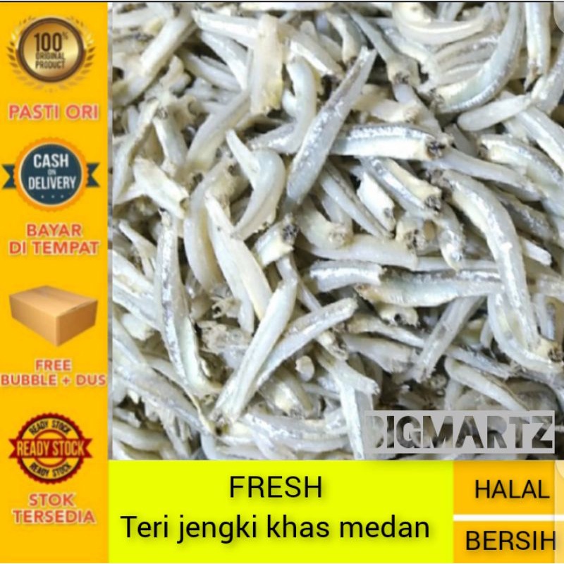 

Ikan teri jengki bulat super fresh 250gr